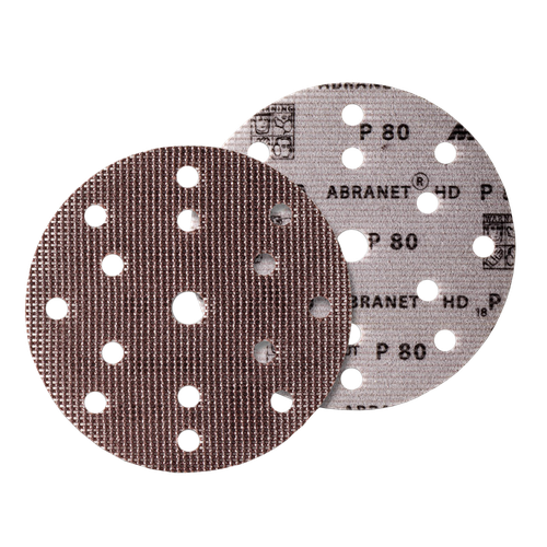 Фото товара "ABRANET HD Шлифовальный круг, сетчатая основа из нейлона, 150 мм, 15 отверстий, Р40"