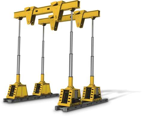 Фото товара "SL125 Гидравлический портальный кран 125 тн (4 стойки)"
